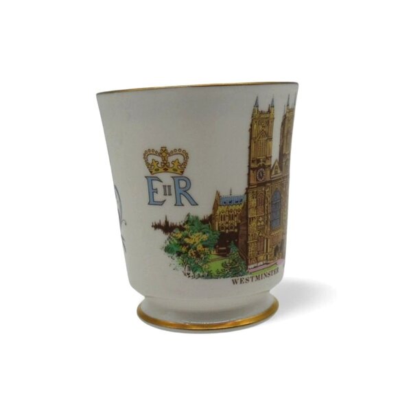 ROYAL COMMEMORATIVE Mug Queen Elizabeth II And Prince Philip 1947-1972 Vintage - Picture 10 of 10